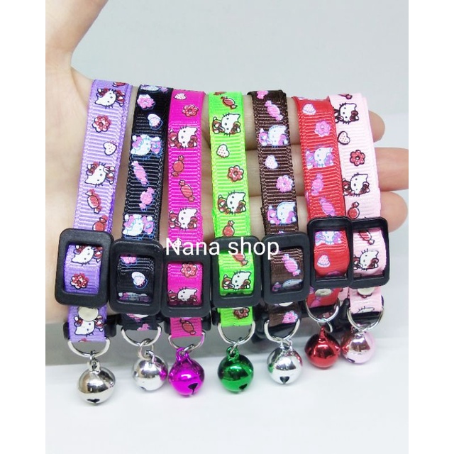 Pet collor kalung leher kucing anjing kelinci lonceng 14mm