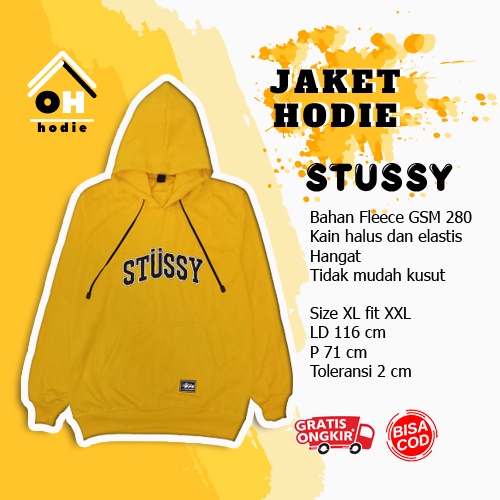 JAKET HOODIE SWEATER STUSSY - JAKET DISTRO