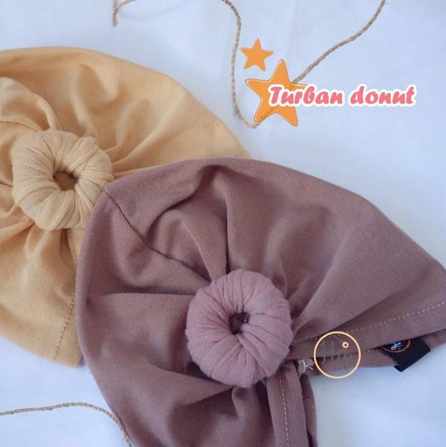 Turban Donat / Turban anak dan bayi donat usia 0-3 th all size  BY HQ