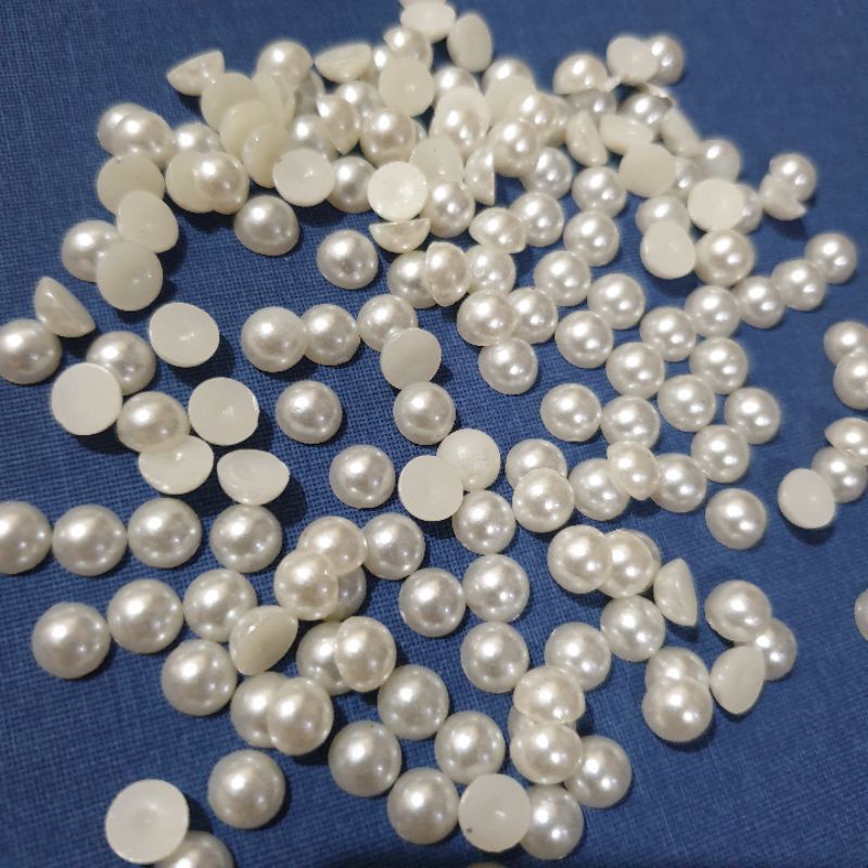 Mutiara Setengah Lingkar Ukuran 6 ,8,16 mm