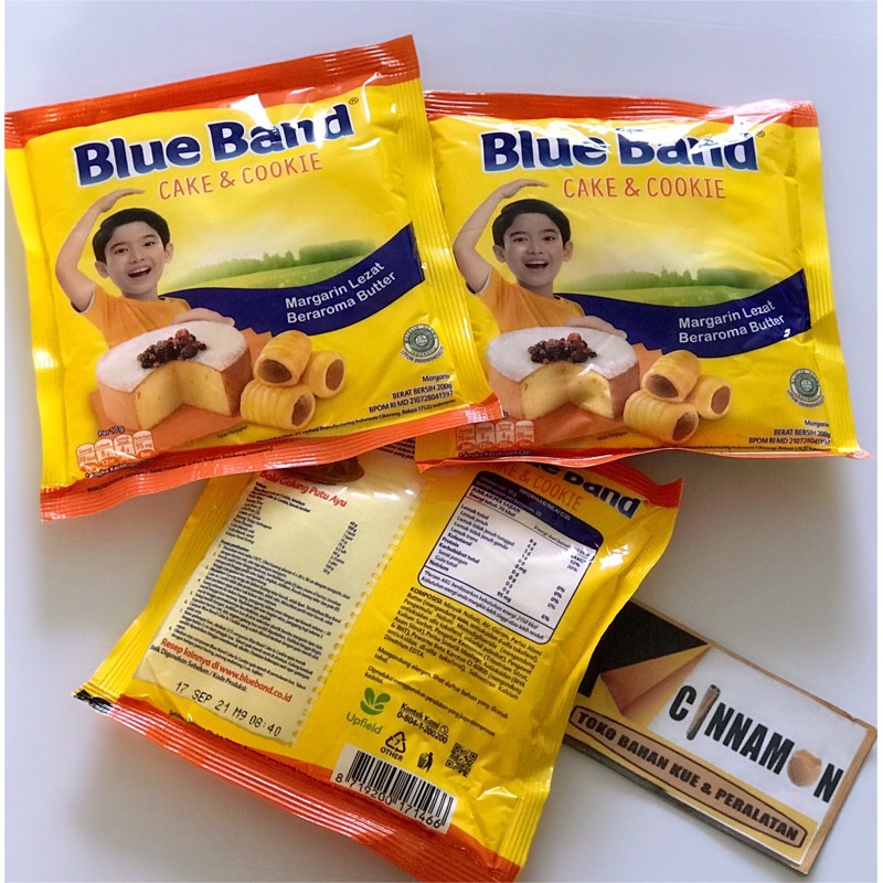 

BLUEBAND MARGARINE CAKE & COOKIES SACHET 200g / BLUE BAND KEMASAN / BUTTER / MENTEGA / MARGARIN