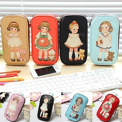  Fashion  Wanita  Tas Lucu Desain Kartun Boneka Anak 