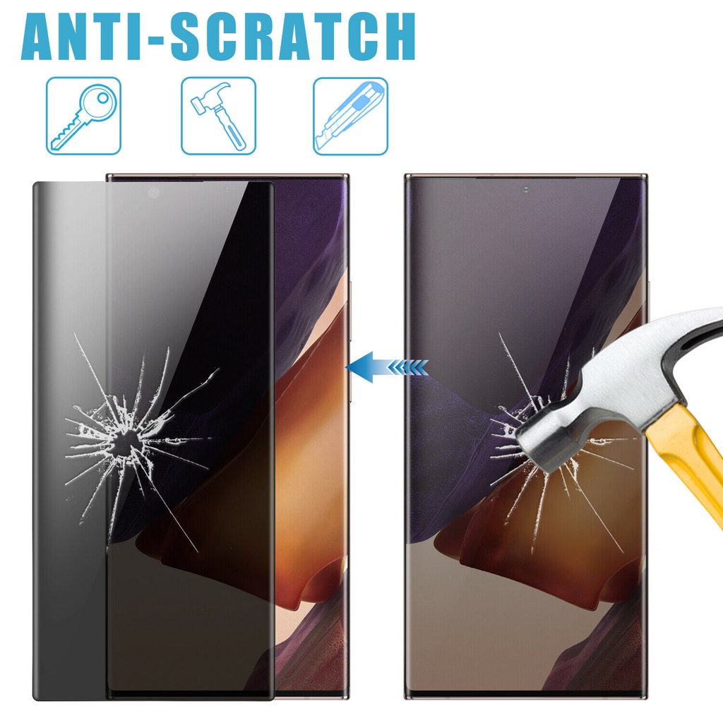 For Samsung Galaxy S21 Ultra S21 Plus Privacy Anti-Spy Tempered Glass Screen Protector