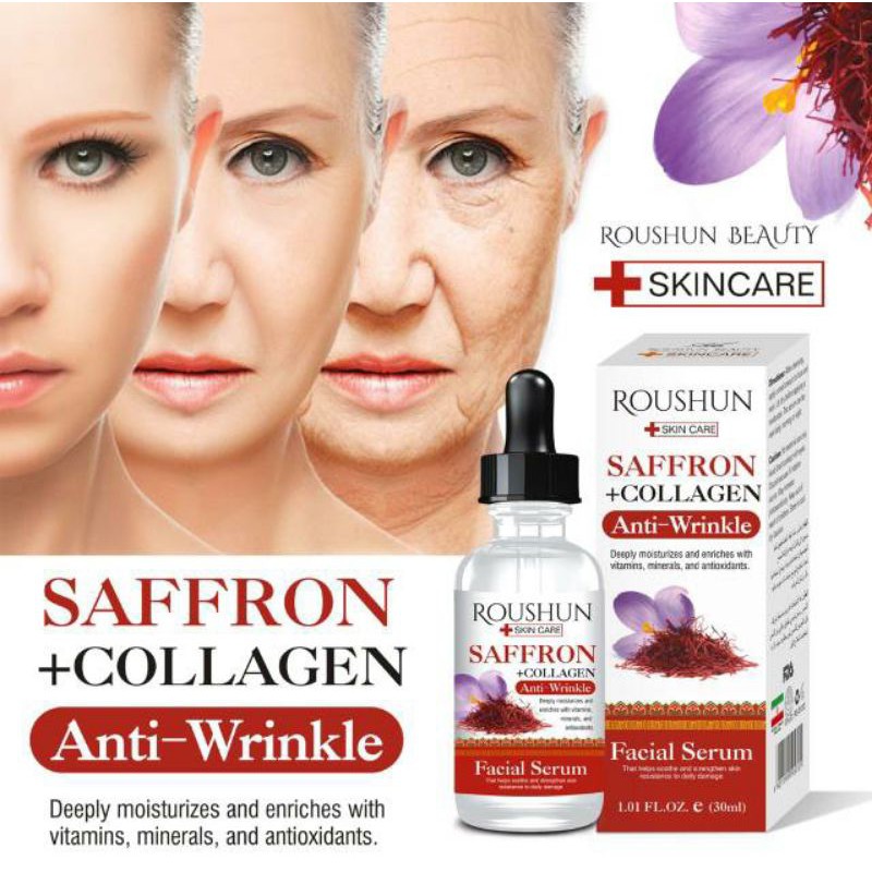 Roushun Serum Saffron + Collagen Anti-Wrinkle
