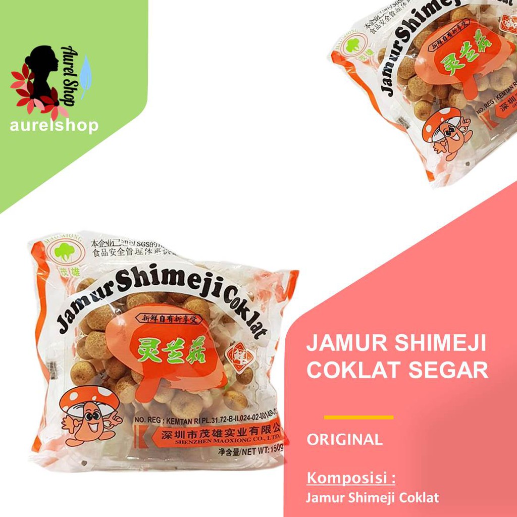 

Jamur Shimeji Coklat Segar Mushroom Fresh kemasan 150 gram