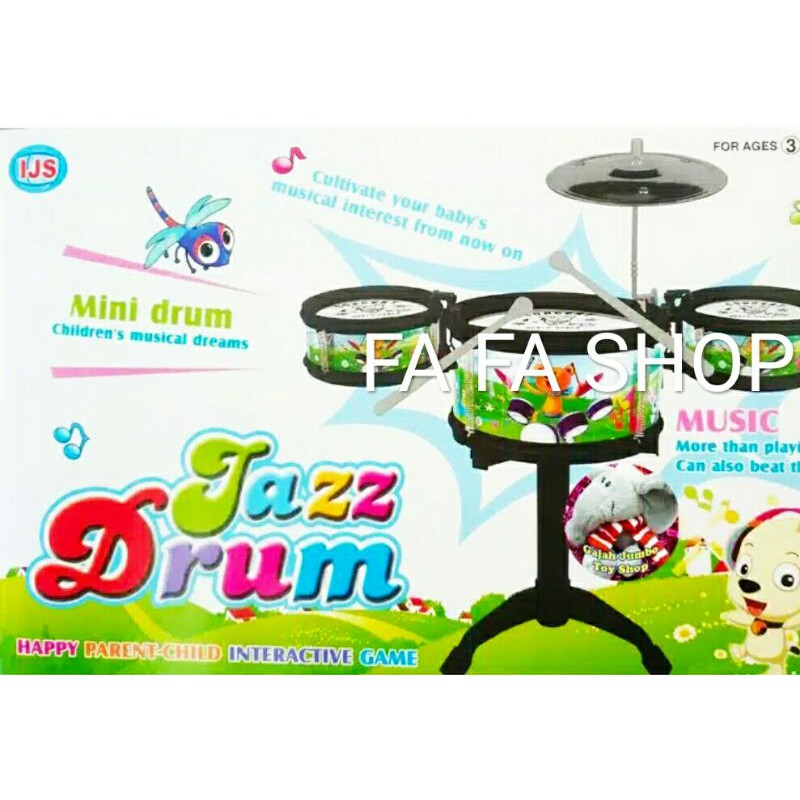 MAINAN MINI DRUM / MAINAN JAZZ DRUM / MINI JAZZ DRUM