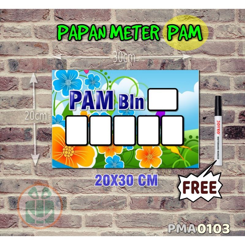 

SBC Papan Meter Listrik PLN PAM motif Unik - Floral 03