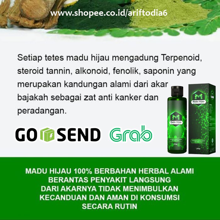 DIPERCAYA, Madu Hijau Asli Ori Penyakit Kronis Terbantu dg Madu Bajakah Asli Plus Kelor Spirulina