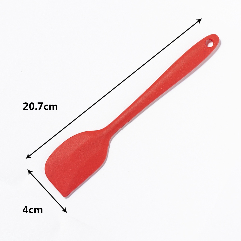 1pc spatula Pengikis Krim Telur Bahan Karet Silikon Flexible Tahan Panas Anti Lengket Untuk Alat Memasak