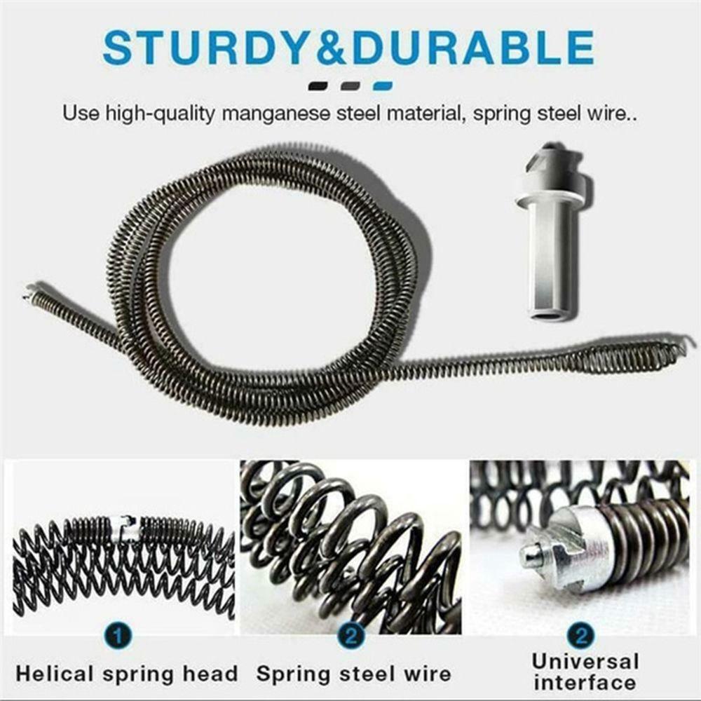 Lanfy Spring Pipe Multifungsi Praktis Kamar Mandi Dapur Toilet Selokan Wastafel Baskom Alat Pembersih Saluran Pipa Mampet Remover Pipe Dredging Tools