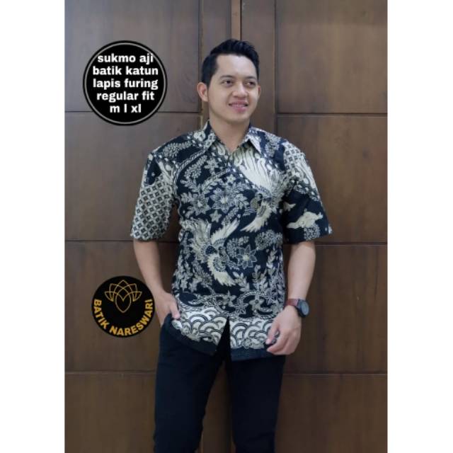 Kemeja Batik Pendek Full Furing Sukmo Aji
