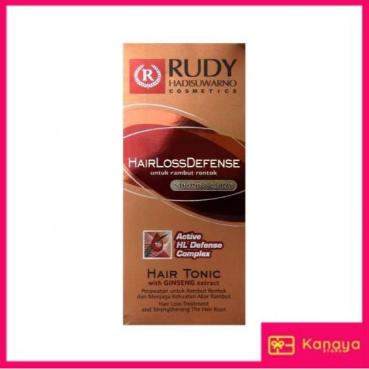 RUDY HADISUWARNO HAIR LOSS DEFENCE / HAIR TONIC GINGSENG SOLUTION / PERAWATAN RAMBUT RONTOK