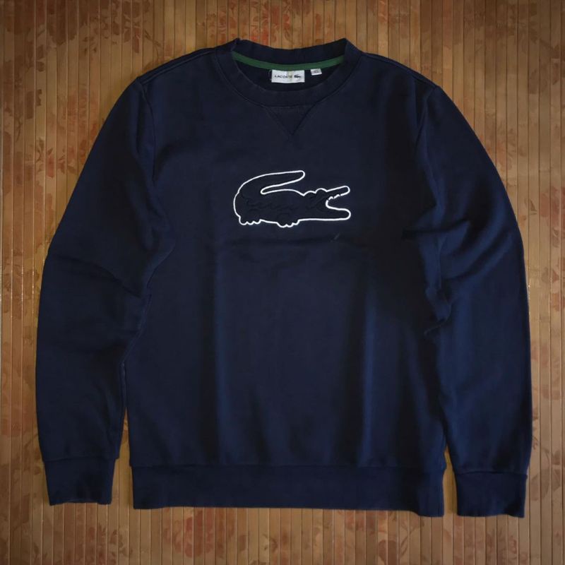Crewneck/Cn Lacoste Second Navy on Navy (Not Hd/Hoodie)