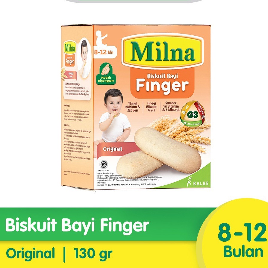 Milna Biskuit Bayi Finger 52gr