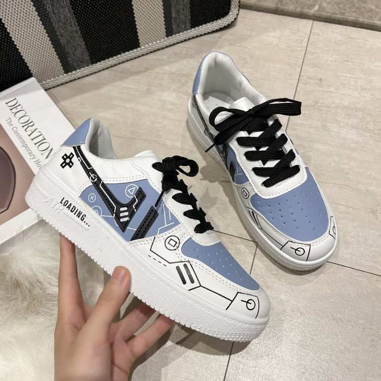 TBIG [COD] Sepatu Sneakers ATRLOADING Sepatu Import Wanita Sepatu Korea Style Sekolah Kuliah
