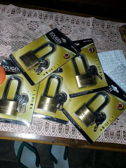 Gembok Soligen 50 Mm Panjang Kuningan Computer Key