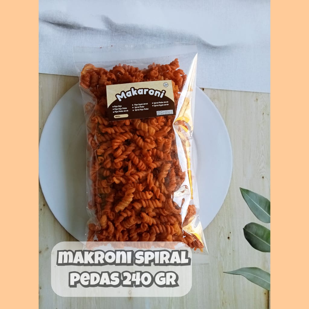 

makroni spiral 250 GR makaroni snack kiloan