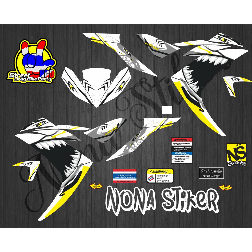 STIKER STRIPING DECAL YAMAHA R 25