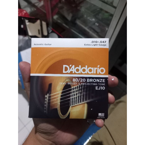 SENAR GITAR DADDARIO EJ10 EJ 11 EJ 13 D ADDARIO D'ADDARIO ORIGINAL USA