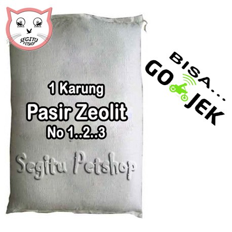 Pasir Zeolite kucing no 01 02 03 20 KG 1 Karung