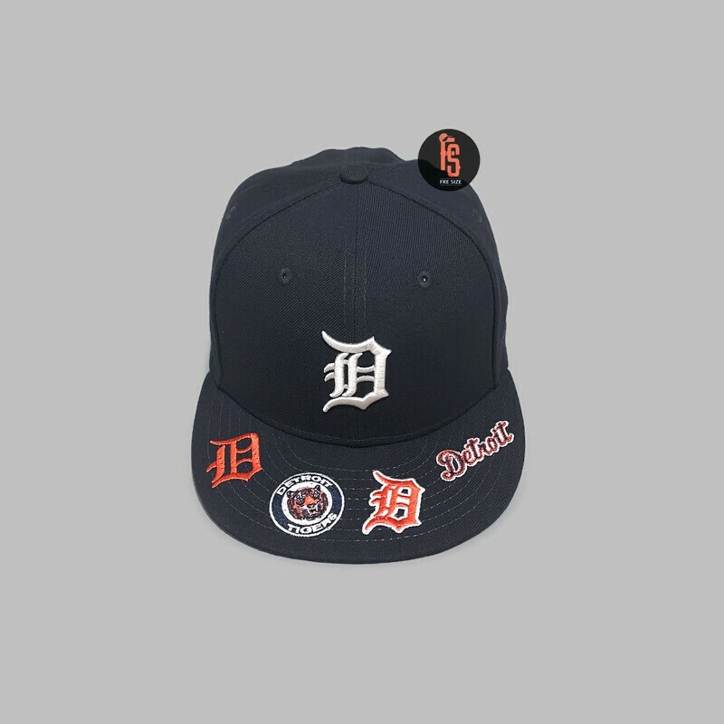 TOPI NEW ERA ORIGINAL 5950 GRAPHIC VISOR DETROIT TIGERS NAVY