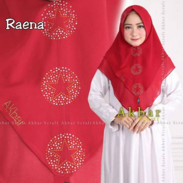 Hijab khimar raena by akbar scraft ori termurah
