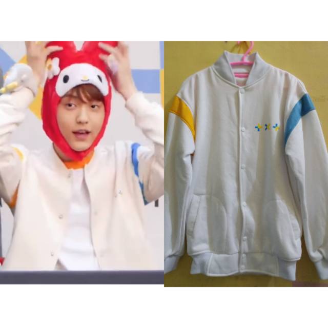 (realpict) readystock jaket TXT fansign
