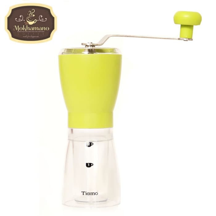 TIAMO Coffee Grinder Clear Ceramic Burr Penggiling Kopi HG6139EG