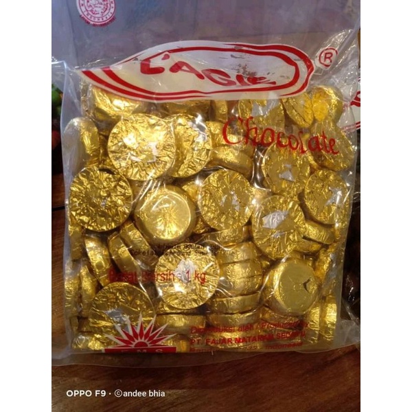 

coklat koin lagie/l'agie 1kg