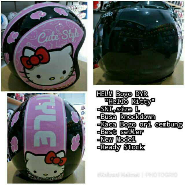 Helm Bogo Hellokitty DYR new
