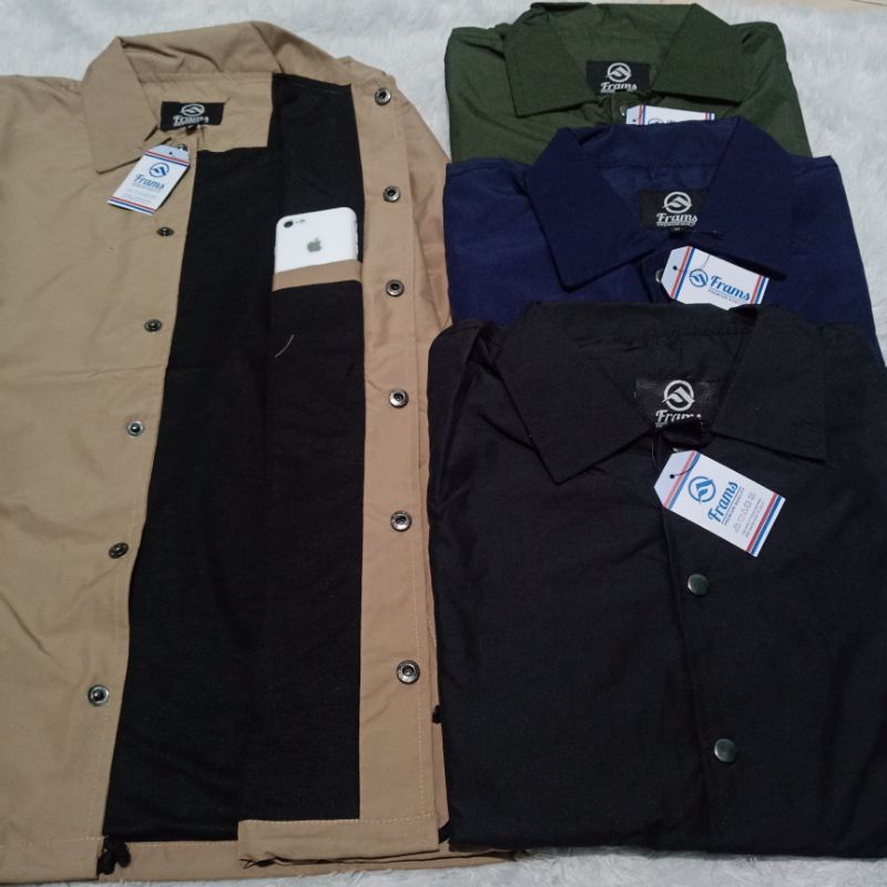 Jaket Coach polos Terkeren original distro sukajan jepang