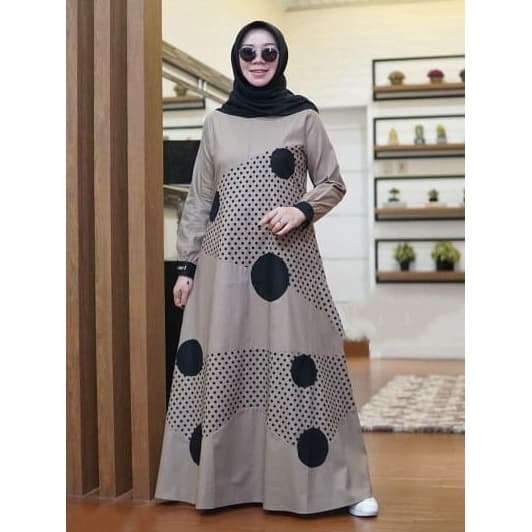 Gamis Terbaru 2021 Dewasa Muslimah Syari Terlaris Fashion Muslim N6C5 Keren Baju Wanita Kekinian Pes