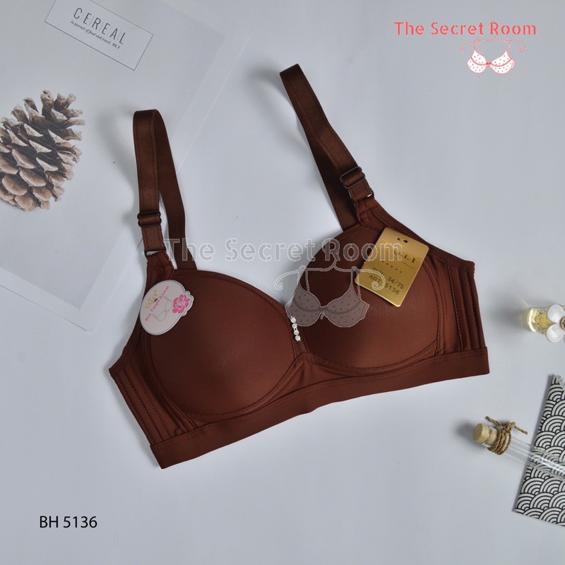 TALLY BRA BH 5136 / A6 I CUP B | KAIT 2 | BUSA TIPIS I TANPA KAWAT I SIZE 34-38