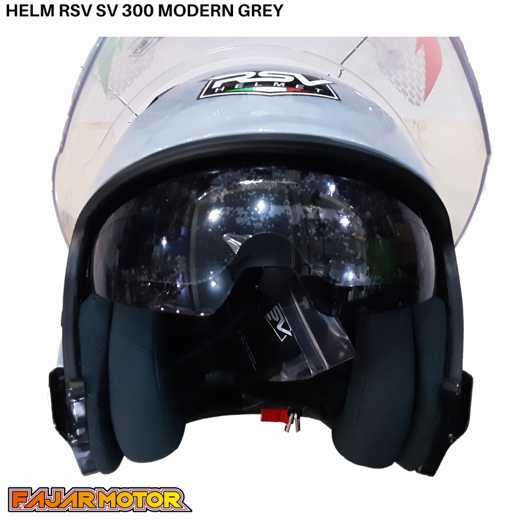 RSV SV 300 SOLID MODERN GREY SV300 DOUBLE VISOR