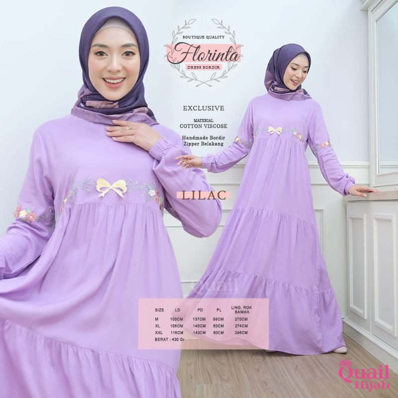 FLORINTA DRESS QUAIL