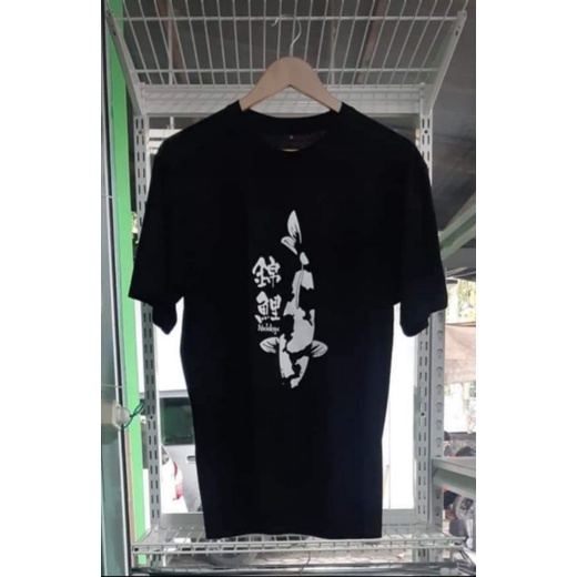 Kaos Premium Motif Ikan Koi Jenis Shiro Utsuri