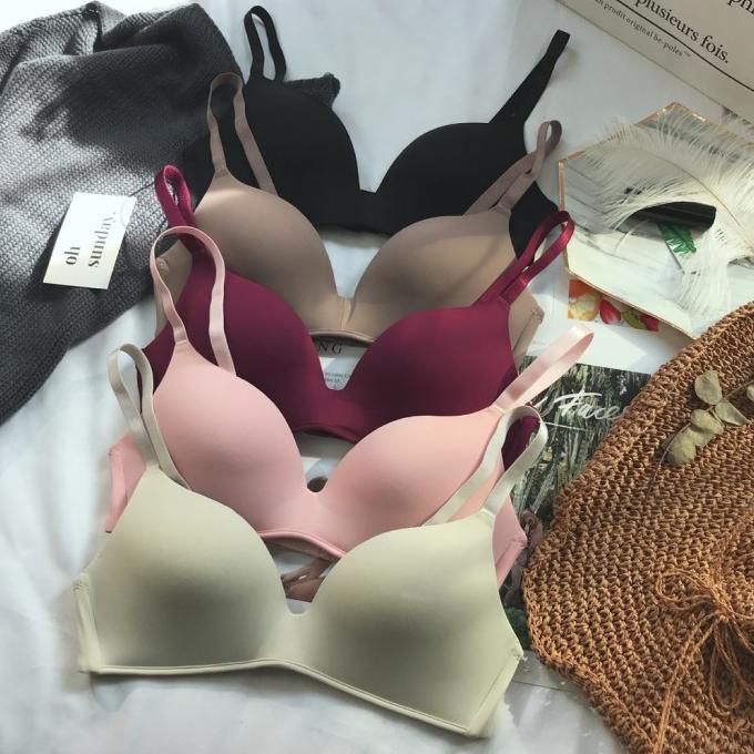 Wingalery Pakaian Dalam Wanita Bra Sexy Bra Push Up One-Piece Sport