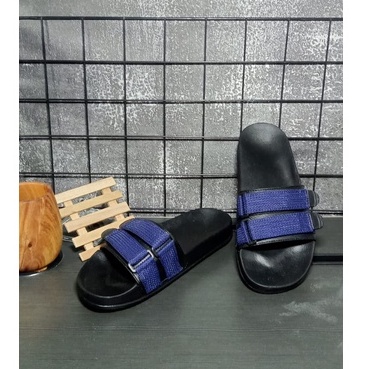 Sandal Pria Slop Kekinian Terbaru/Sandal Fashion/Sandal Murah/Sandal Terlaris COD