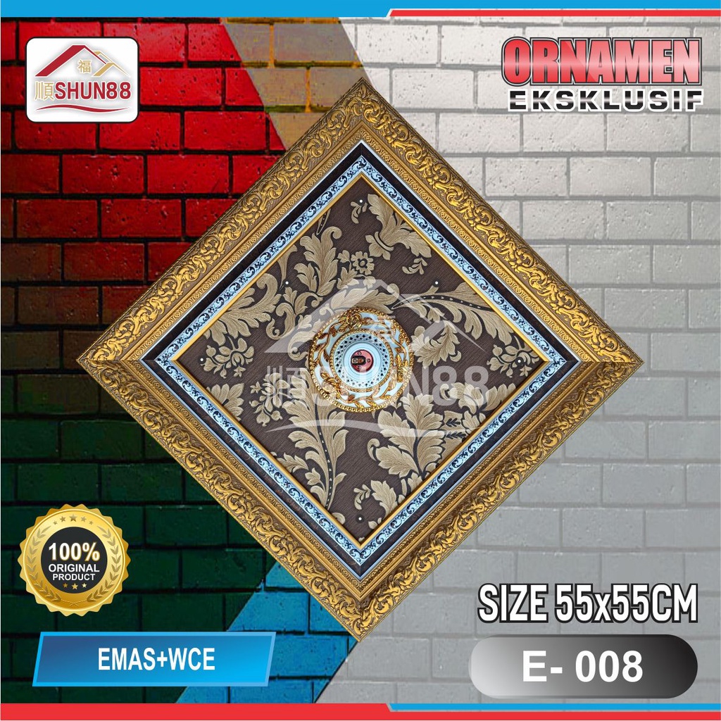 Ornamen Lampu PVC / Ornamen Plafon PVC / Fitting Lampu /Piting Lampu/Tempat Lampu/ Rumah Lampu Hias 