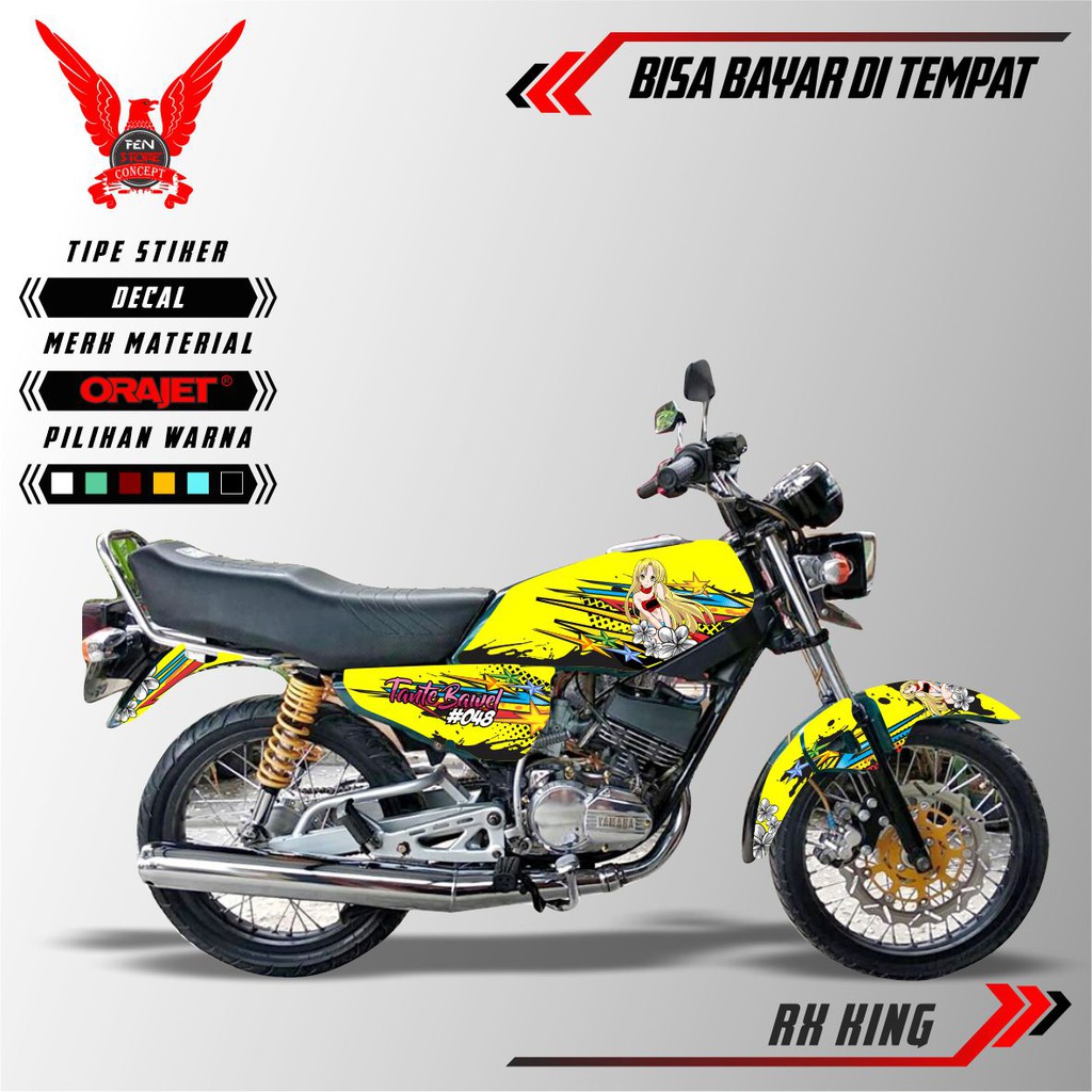 Jual Decal RX King Anime Manga Terkeren Indonesia Shopee Indonesia