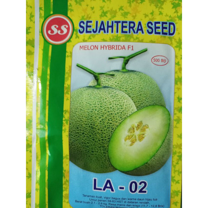benih melon sejahtera seed LA-02 f1 500 butir