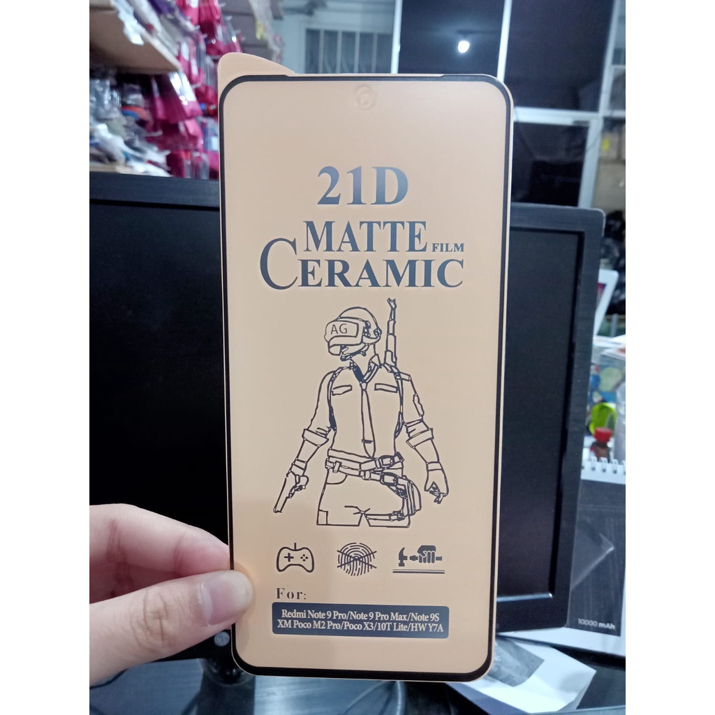 Tempered Glass CERAMIC CMF Redmi Note 9S 6.67 inchi Nano Ceramic ANTI PECAH 360 Degree