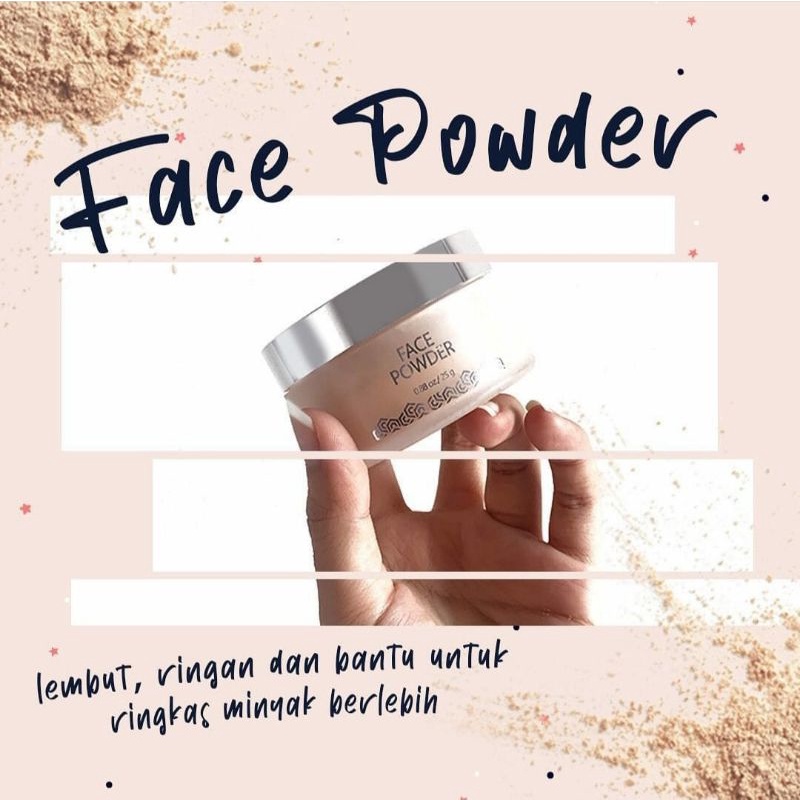 LA TULIPE Face Powder | Latulipe Bedak Tabur