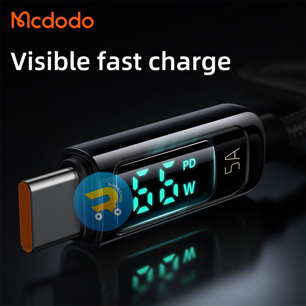 MCDODO Kabel Type C Digital Display Pro Fast Charging 5A - Usb to Type C - Type C Fast Charging – Charger Usb to Type C – Kabel Data Type C - Type C - Kabel Type C - ORIGINAL