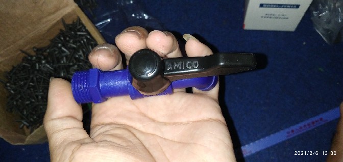 Kran Air Pvc Plastik Amico Bagus 1/2 Inch