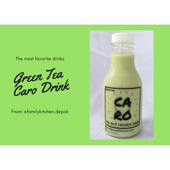 

CARO DRINK GREEN TEA minuman nikmat aneka rasa 250 ml TERMURAH