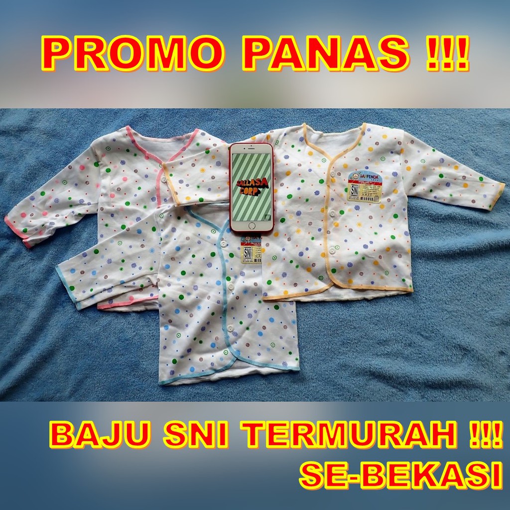  BAJU  PANJANG BAYI  SNI  SAFFENDA NEWBORN  0 3 BULAN Shopee 