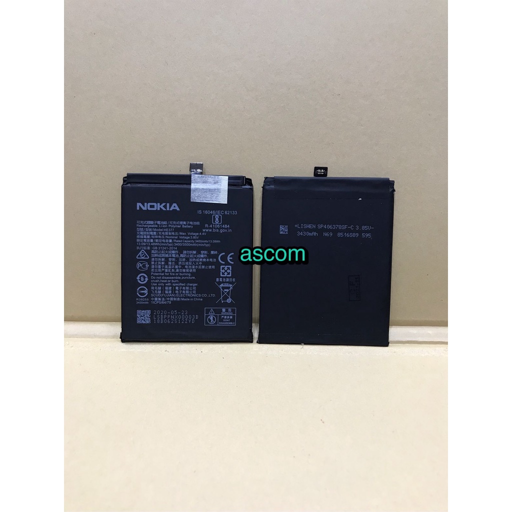 Battery Nokia HE-377 ORI. Baterai Nokia 3.1+ | HE377 / HE363