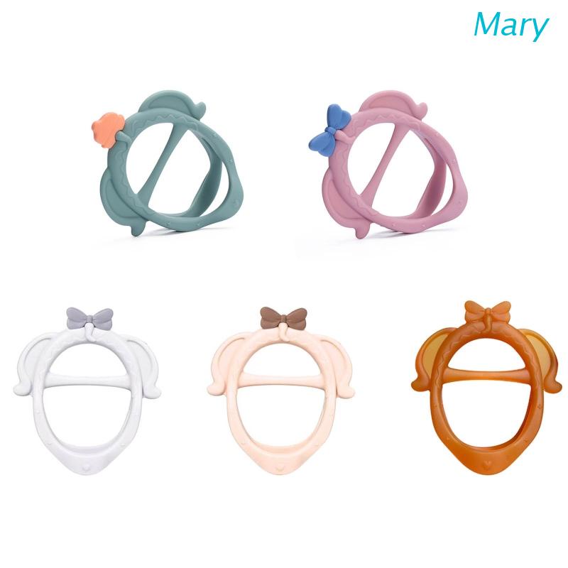 Mary Mainan Teether Bayi 3D Bahan Silikon BPA Free