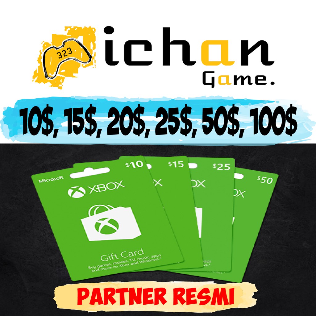 [OFFICIAL] XBOX Gift Card 10 15 20 25 50 100 USD Dollar